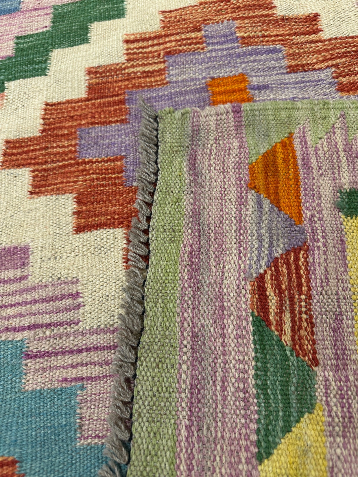 Chobi Kilim Rug - 496 cm x 96 cm