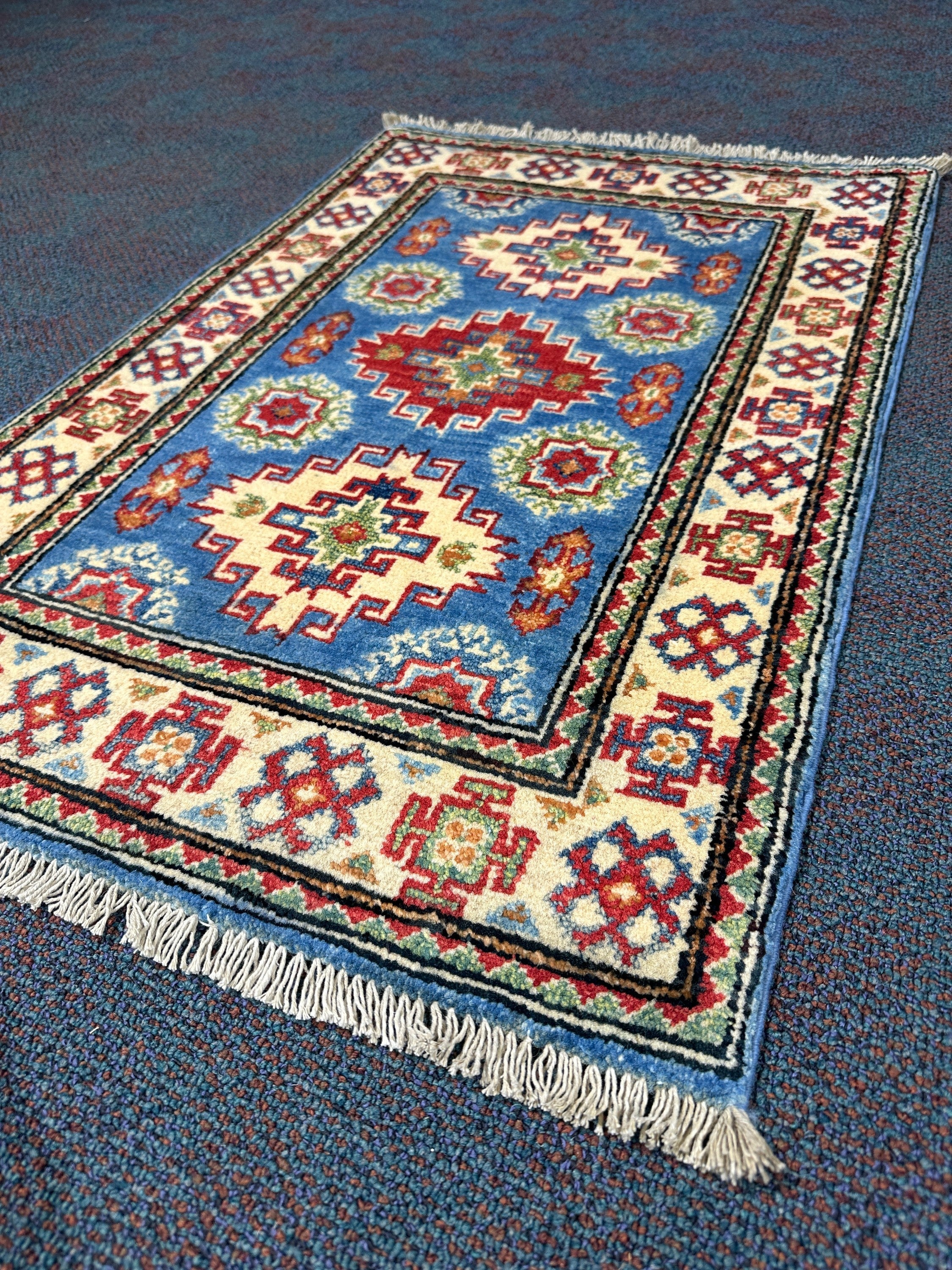Kazak Rug - 90 cm x 60 cm
