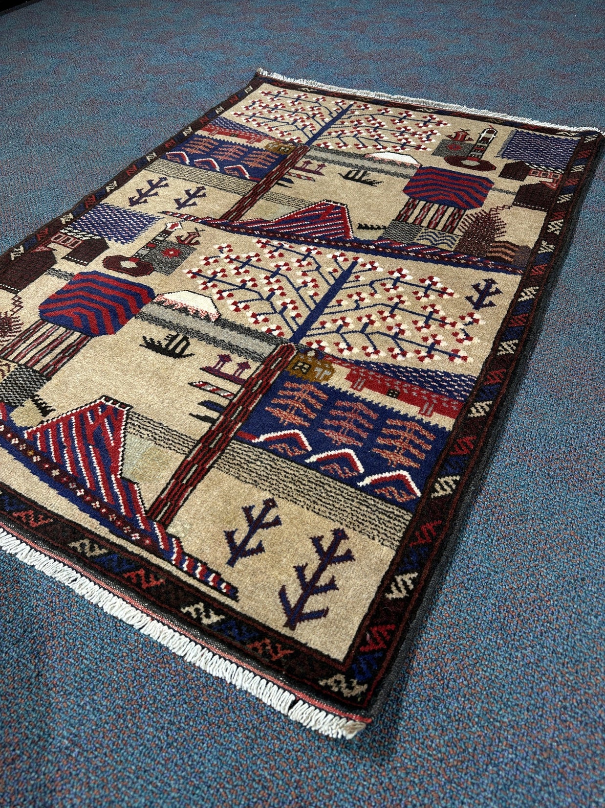 Baluchi Picture Rug - 130 cm x 87 cm