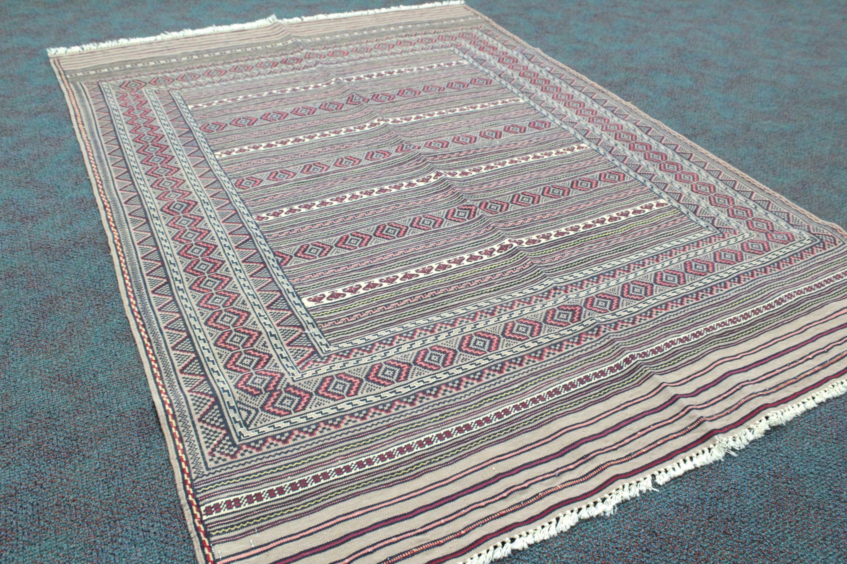 Beljik Kilim Rug  - 184 cm x 130 cm