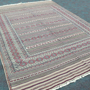 Beljik Kilim Rug  - 184 cm x 130 cm