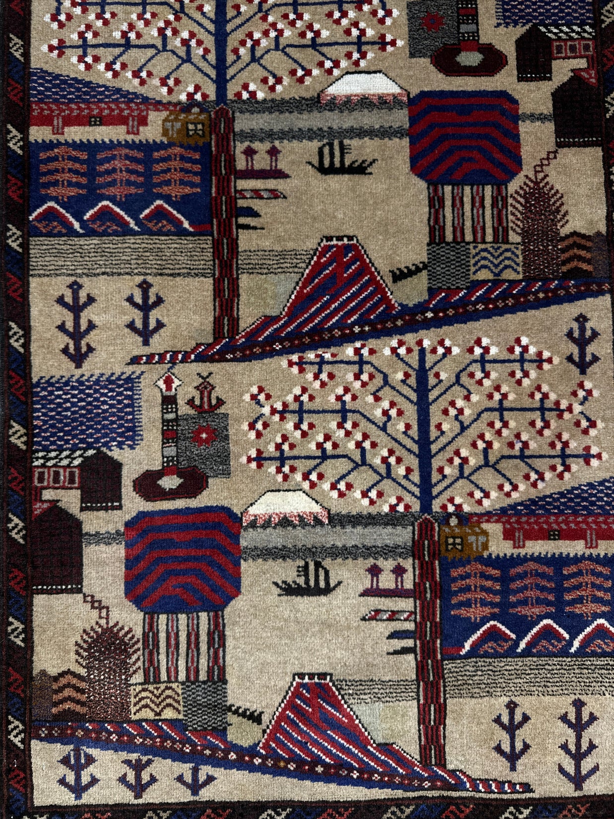 Baluchi Picture Rug - 130 cm x 87 cm