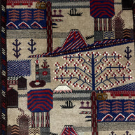 Baluchi Picture Rug - 130 cm x 87 cm