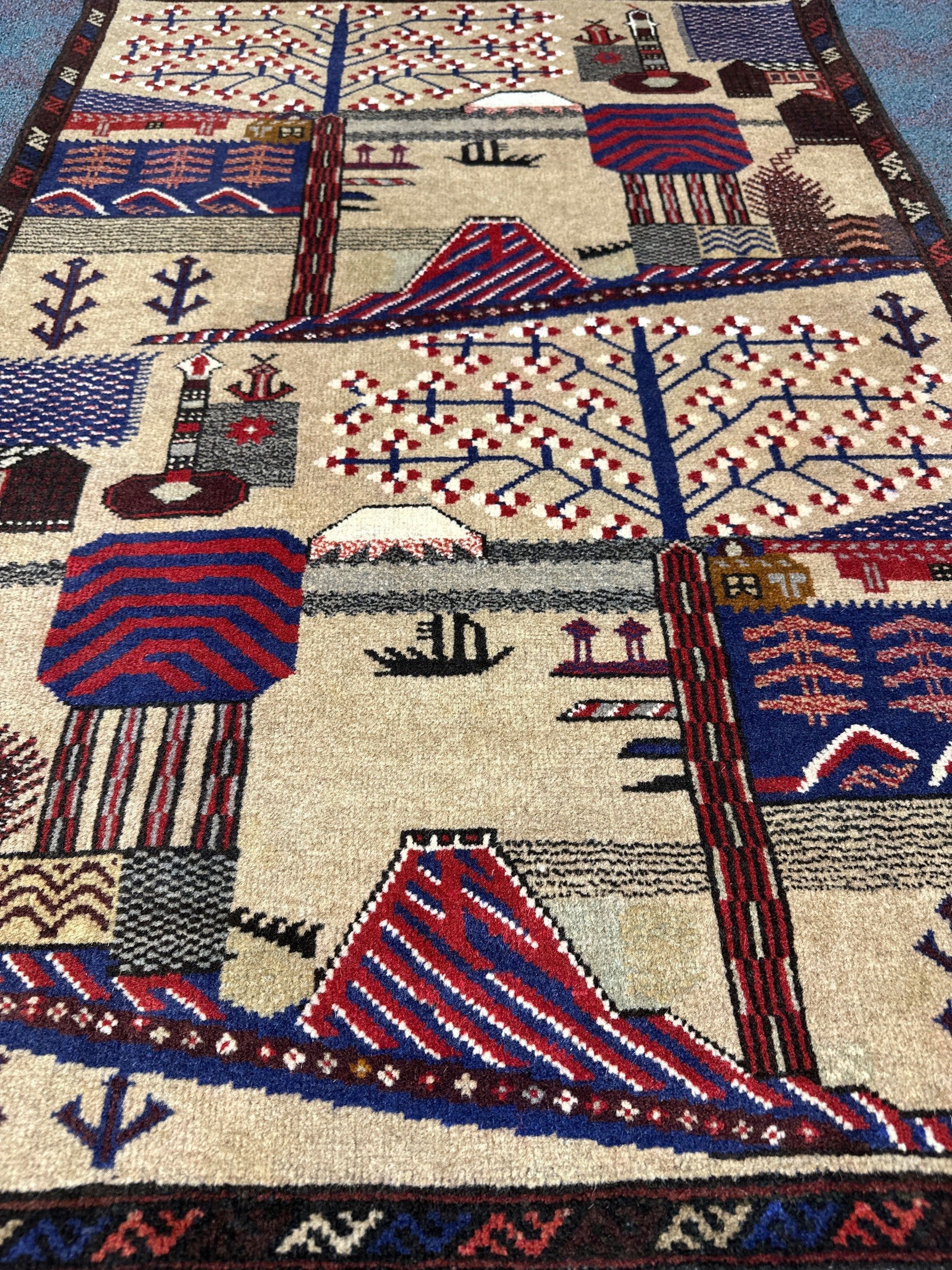 Baluchi Picture Rug - 130 cm x 87 cm