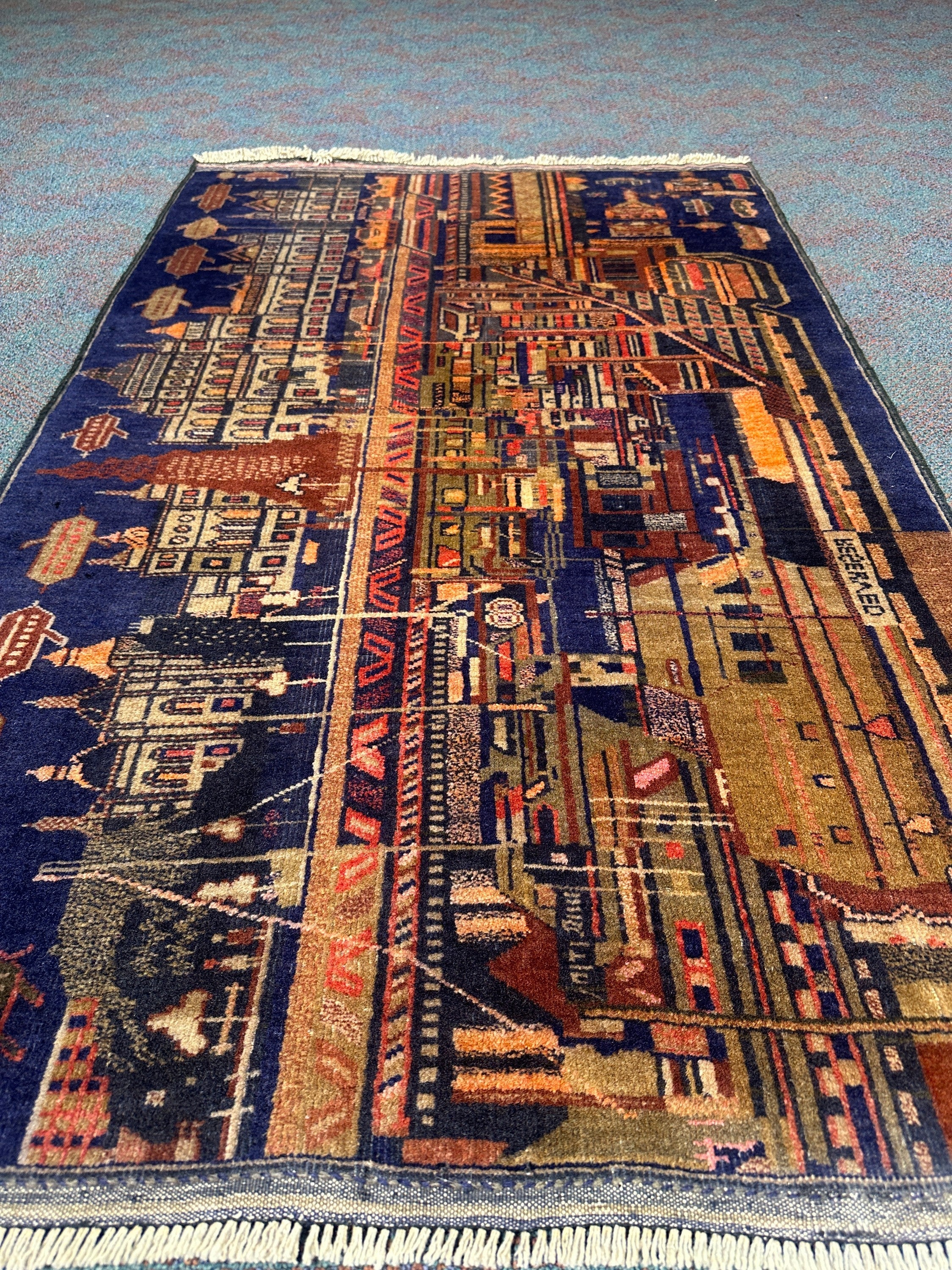 Baluchi Picture Rug - 145 cm x 88 cm