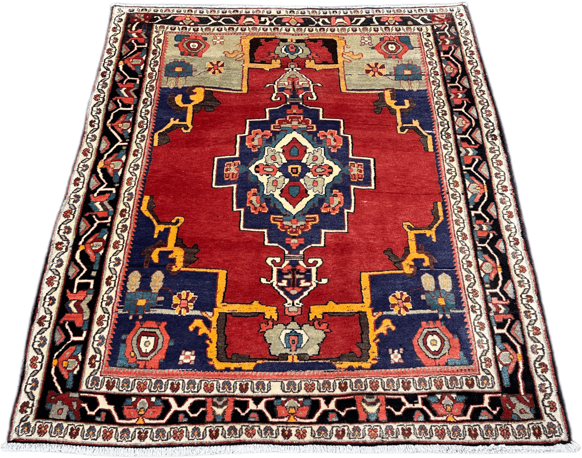 Hamadan Rug - 206 cm x 163 cm