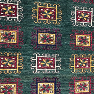 Handmade Afghan Chobi Rug 100% Natural Dye