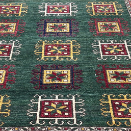Handmade Afghan Chobi Rug 100% Natural Dye