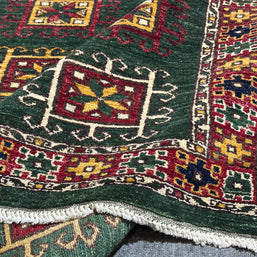 Handmade Afghan Chobi Rug 100% Natural Dye