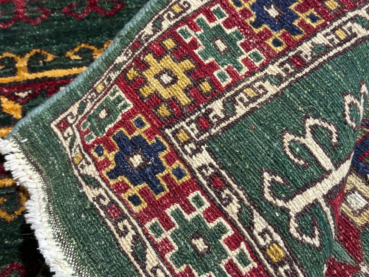 Handmade Afghan Chobi Rug 100% Natural Dye