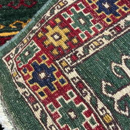 Handmade Afghan Chobi Rug 100% Natural Dye