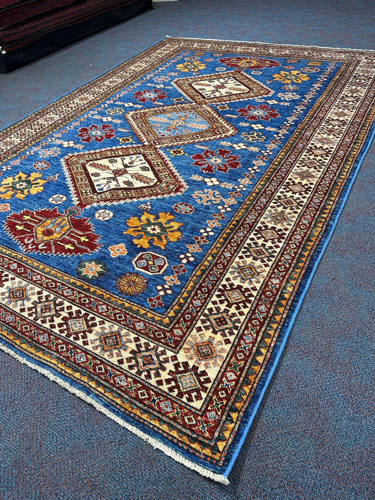 Super Kazak Rug - 254 cm x 175 cm
