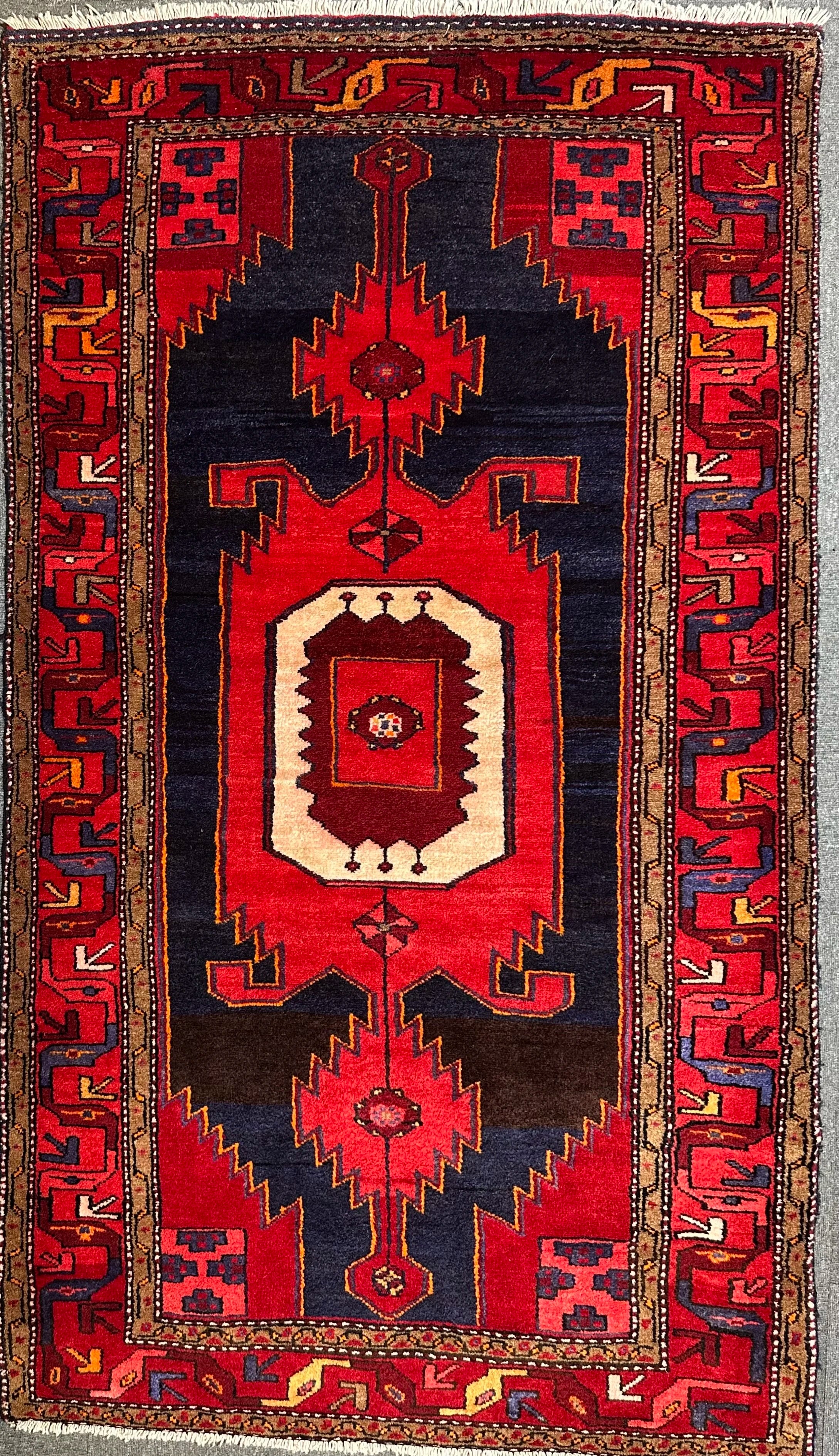 Persian Hussainabad Hand Knotted From Iran
