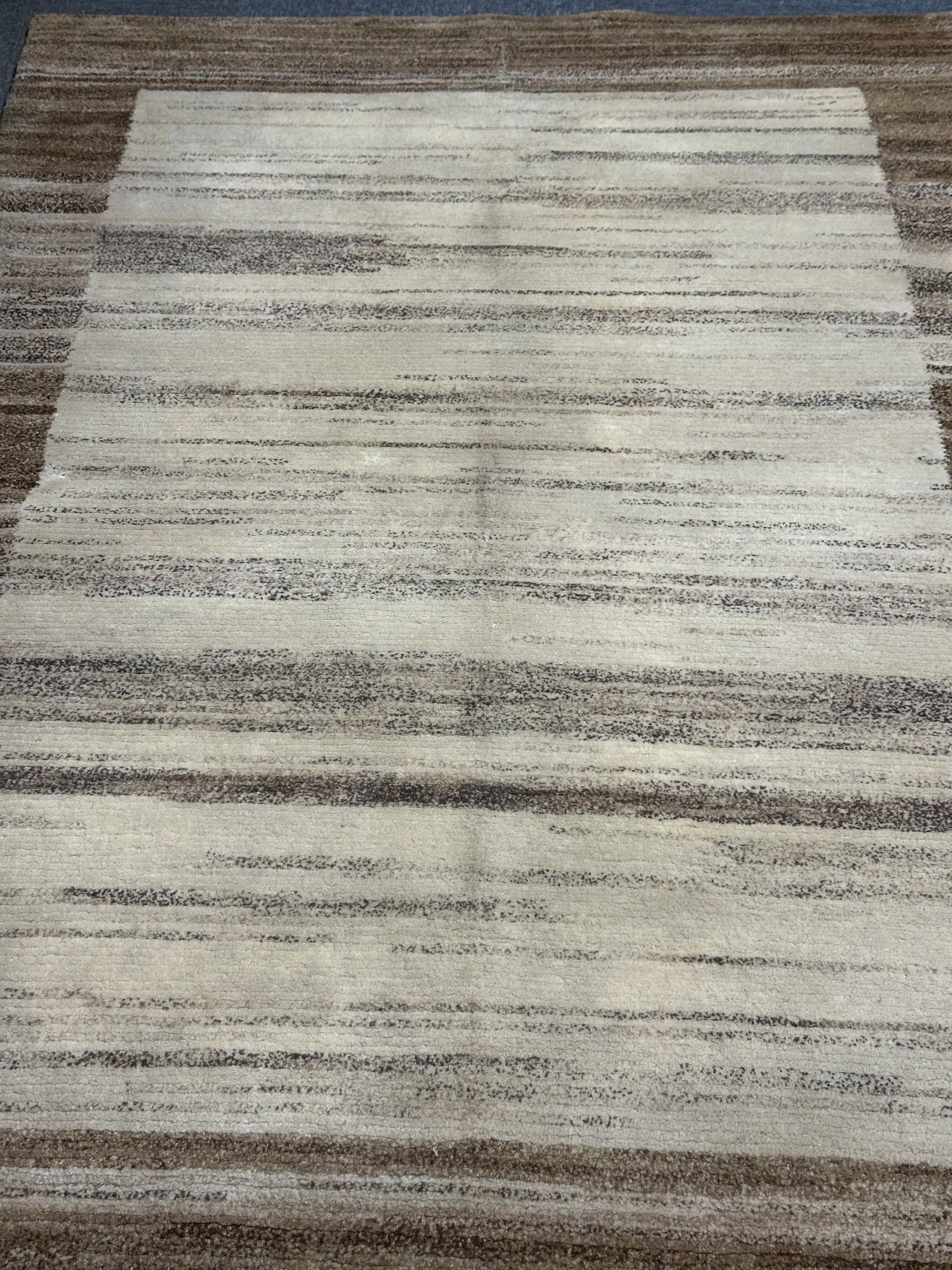 Modern Gabbeh Handmade wool rug