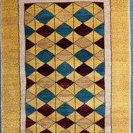 Afghan Modern Handmade Wool rug 100% Natural Dye