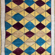 Afghan Modern Handmade Wool rug 100% Natural Dye
