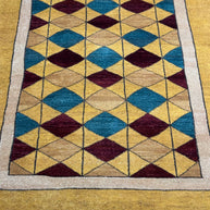 Afghan Modern Handmade Wool rug 100% Natural Dye