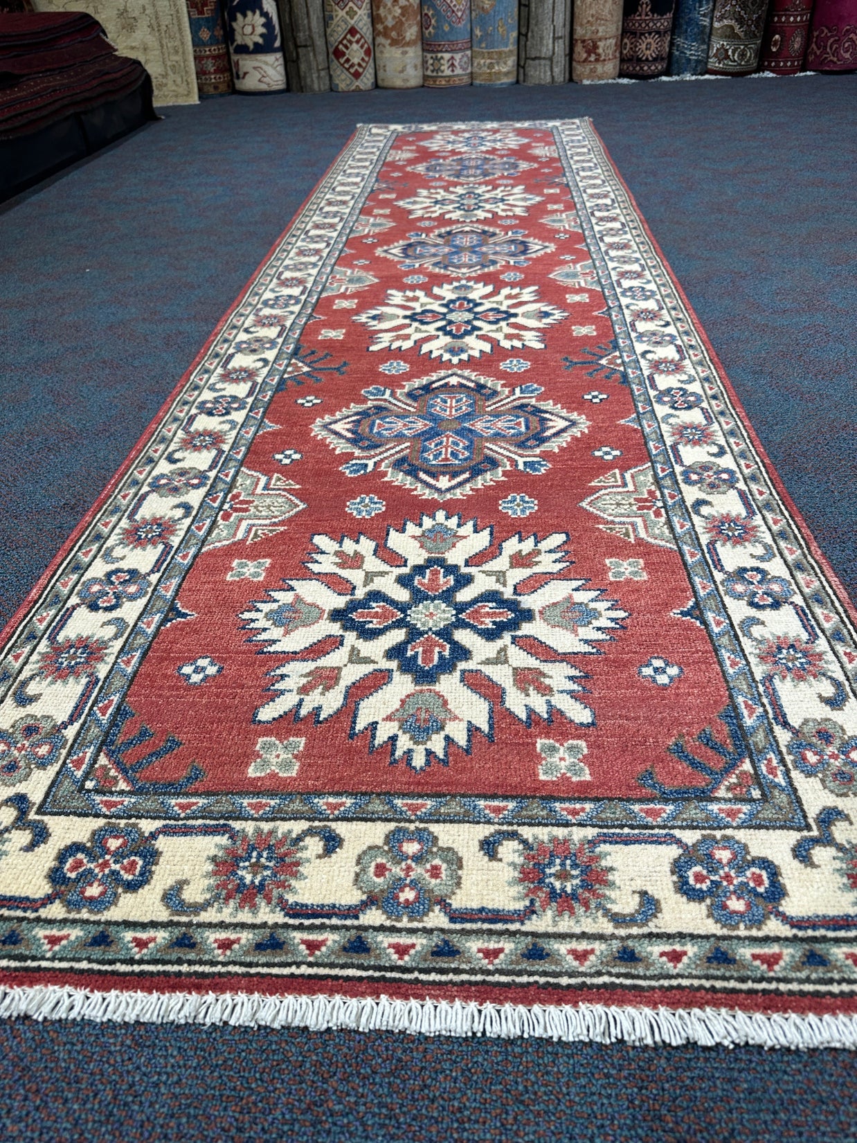 Kazak Rug - 296 cm x 81 cm