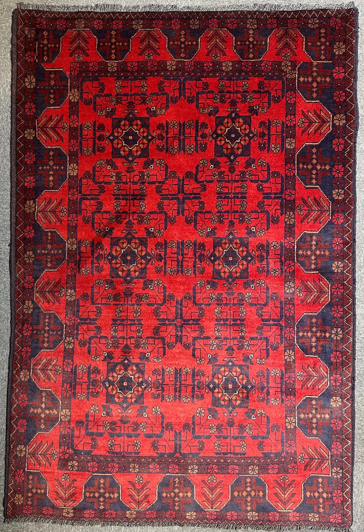 Tribal Khal Mohammedi stunning Piece of Art handmade Rug from Afghanistan
