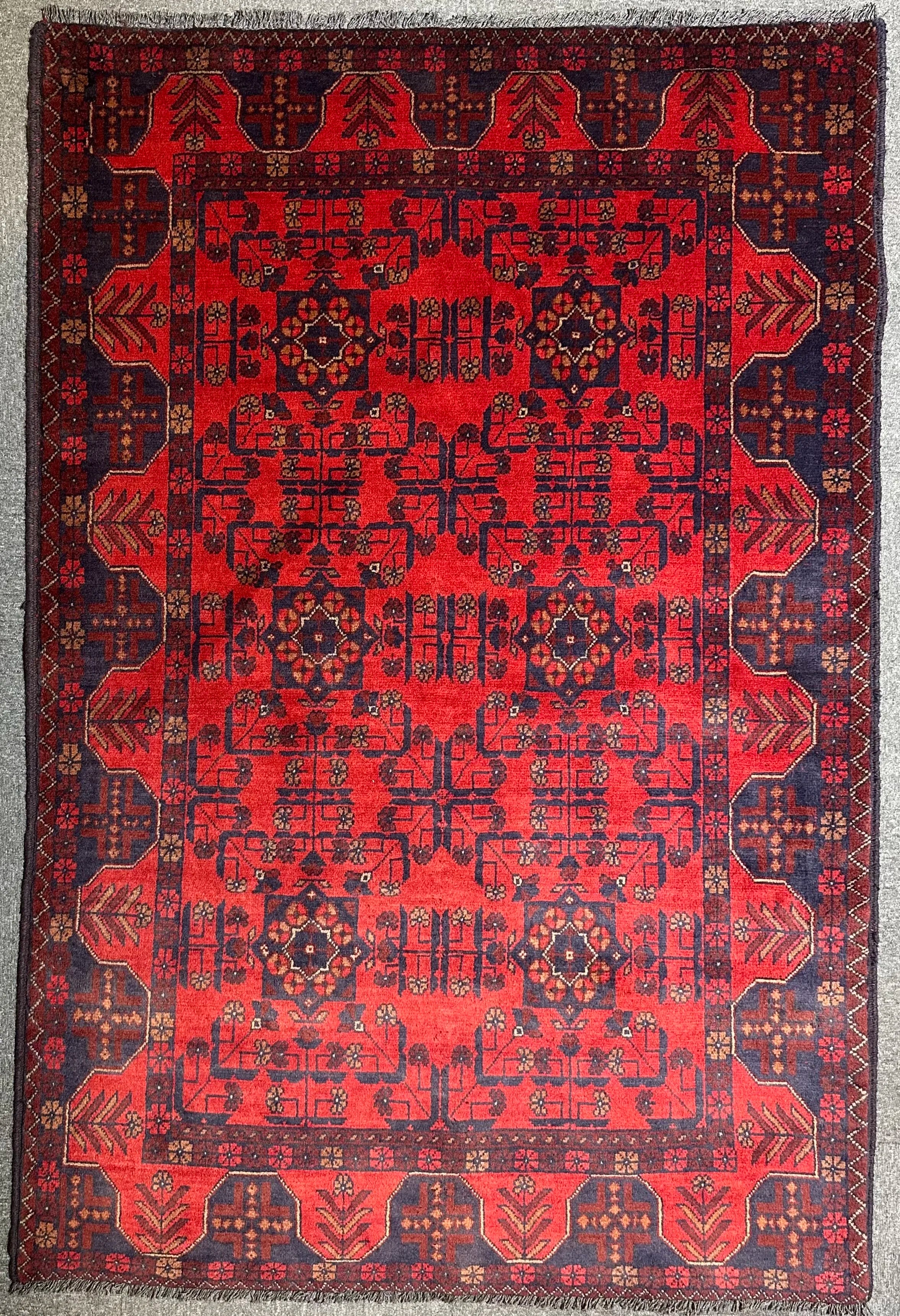 Tribal Khal Mohammedi stunning Piece of Art handmade Rug from Afghanistan