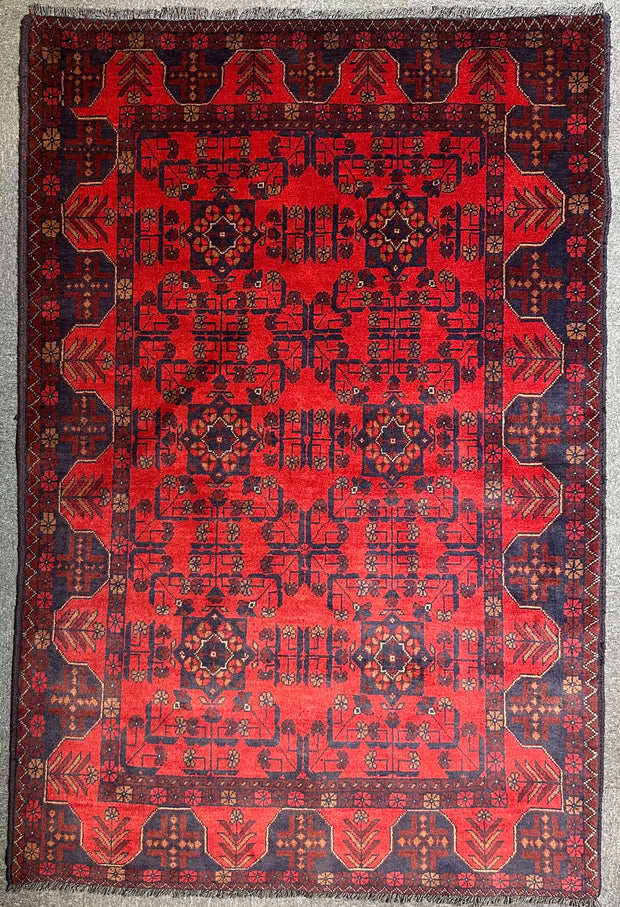 Tribal Khal Mohammedi stunning Piece of Art handmade Rug from Afghanistan