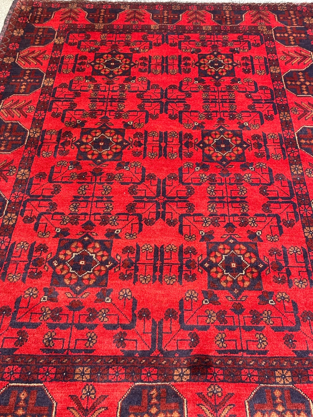 Tribal Khal Mohammedi stunning Piece of Art handmade Rug from Afghanistan