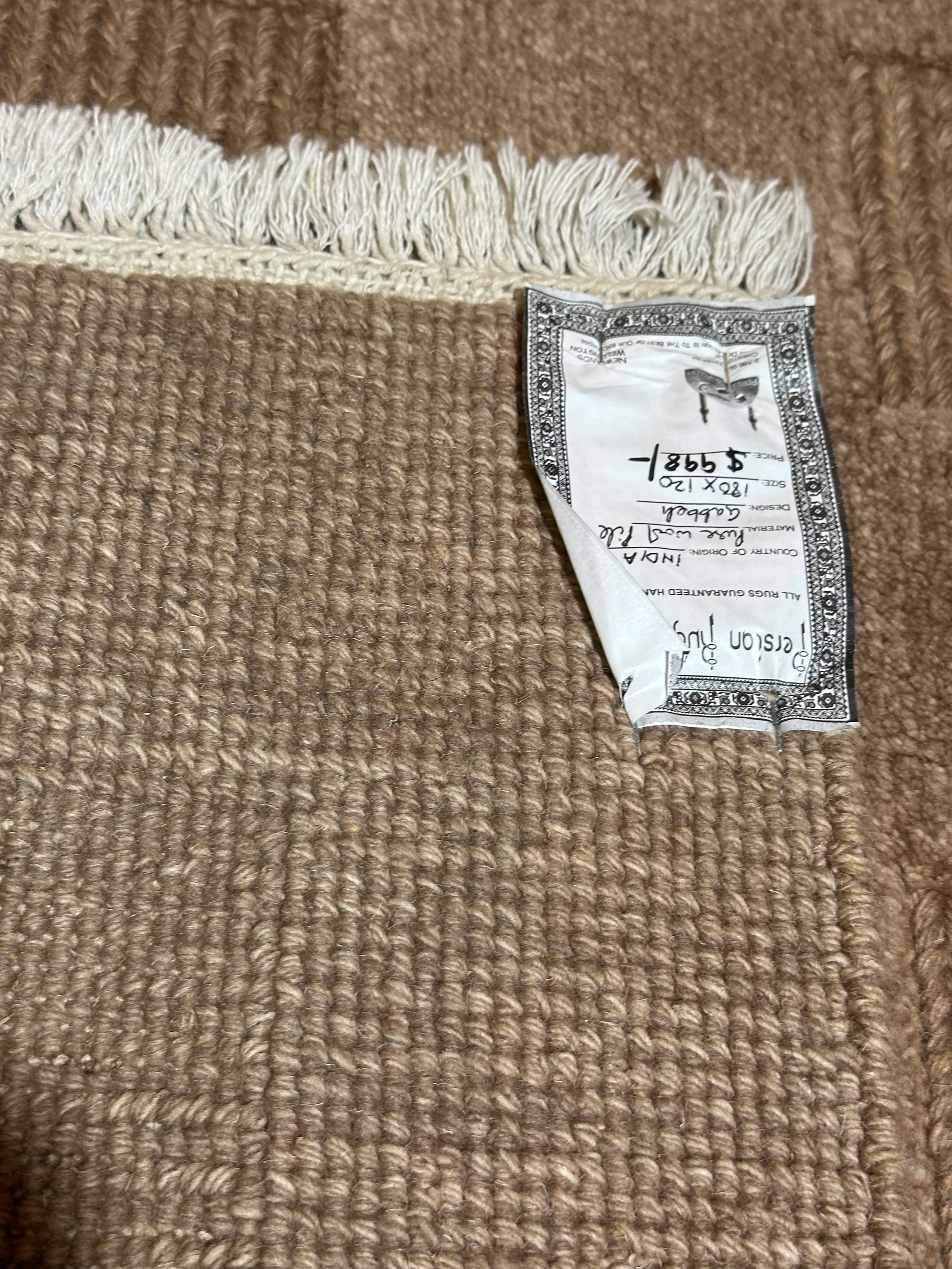 Pure Wool pile Hand knotted Rug from India