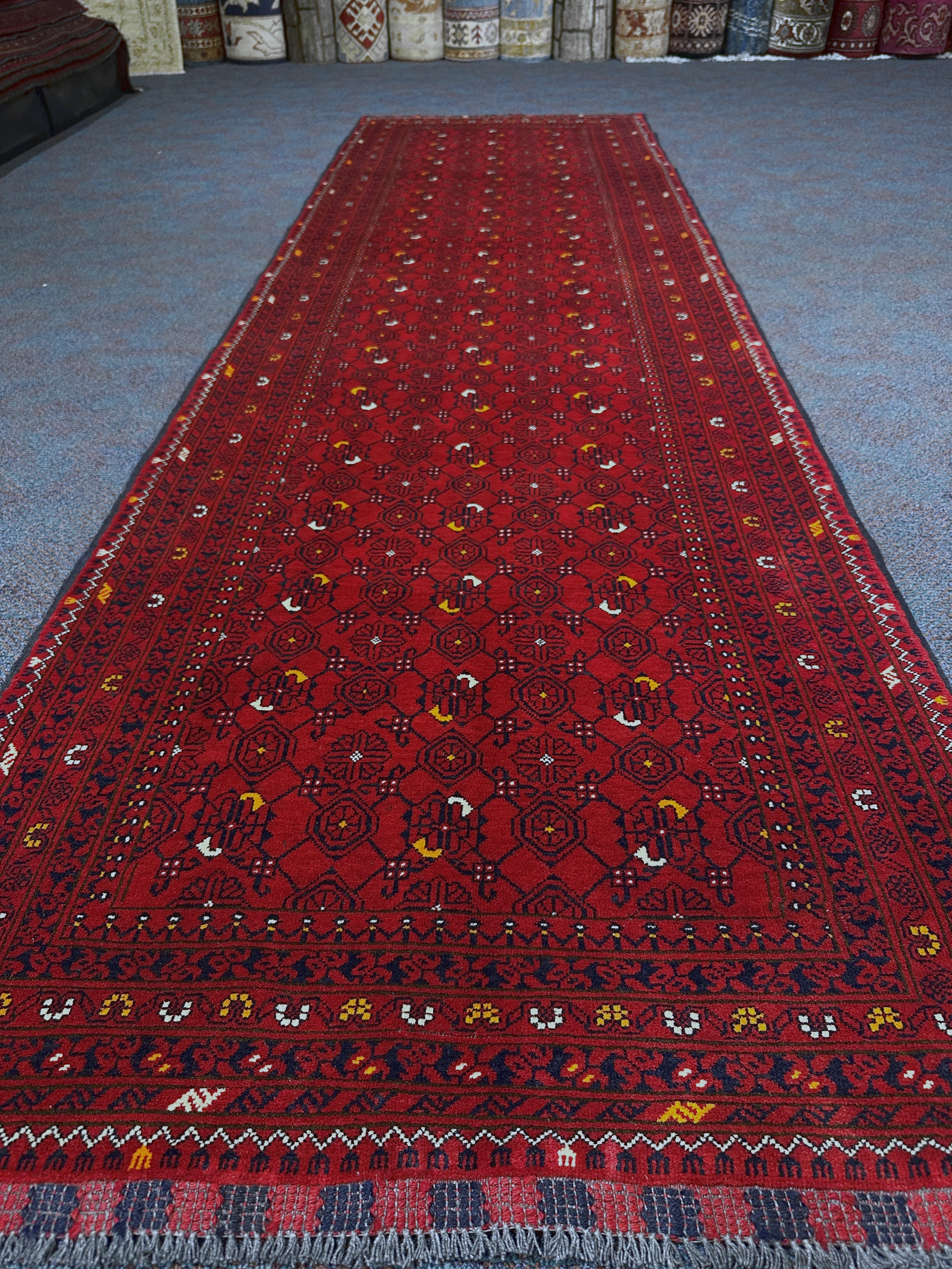 Khal Mohammadi Rug - 287 cm x 77 cm