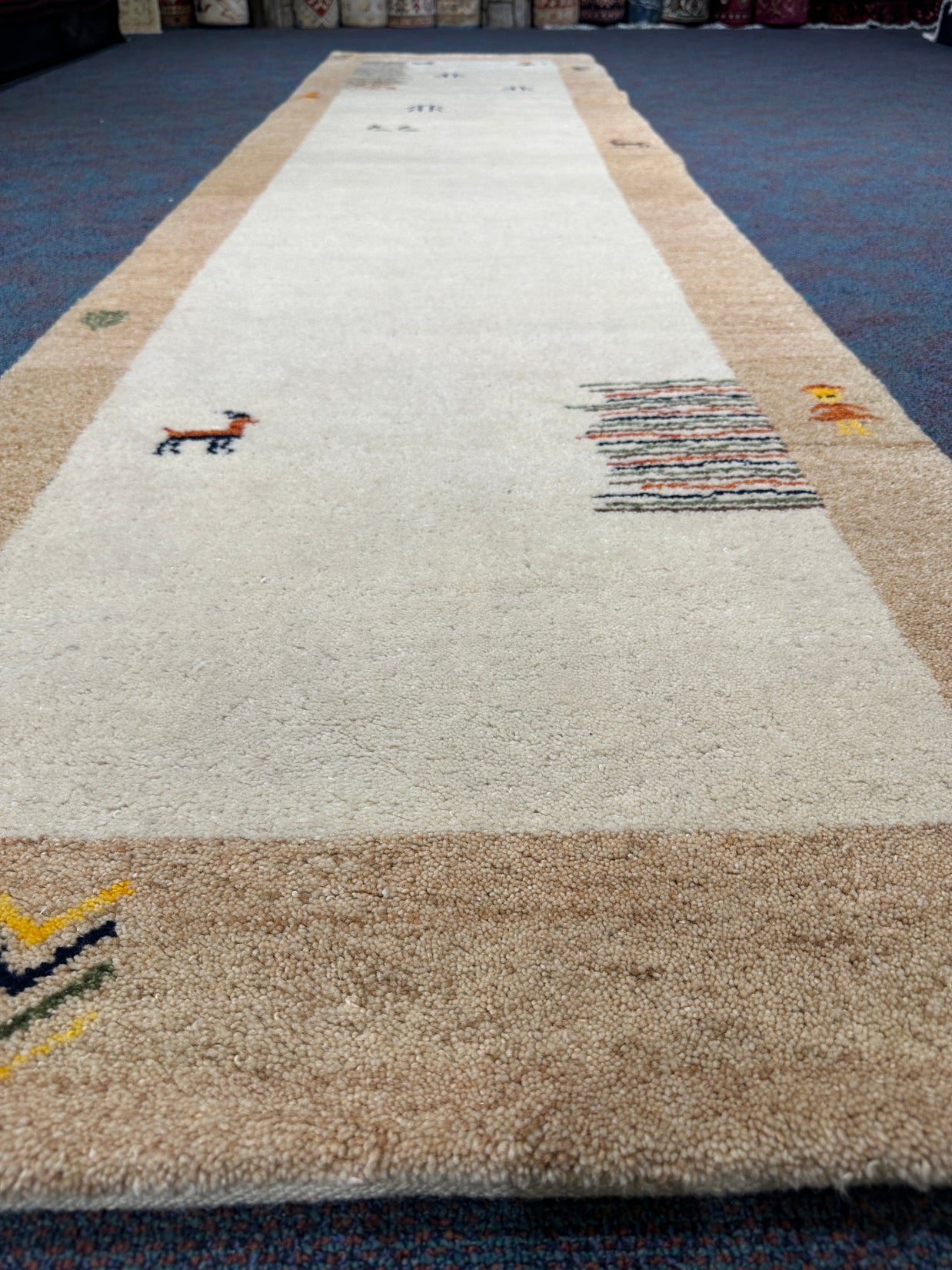 Gabbeh Rug - 337 cm x 83 cm