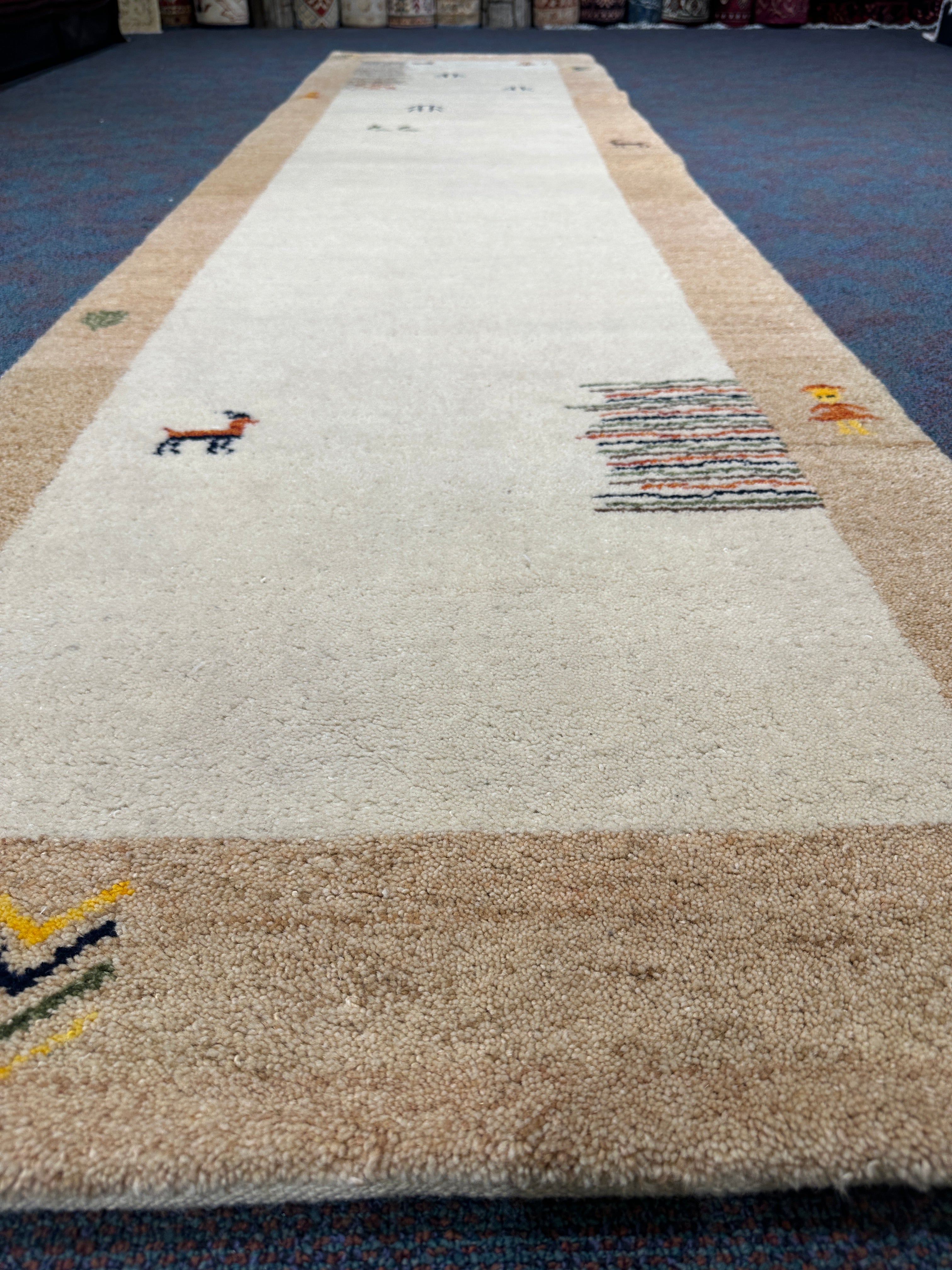 Gabbeh Rug - 337 cm x 83 cm