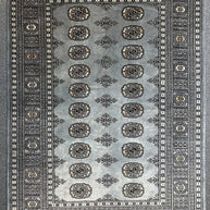 Mori Bohkara Hand knocked high quality NZ wool pile Rug from Pakistan 190x126cm