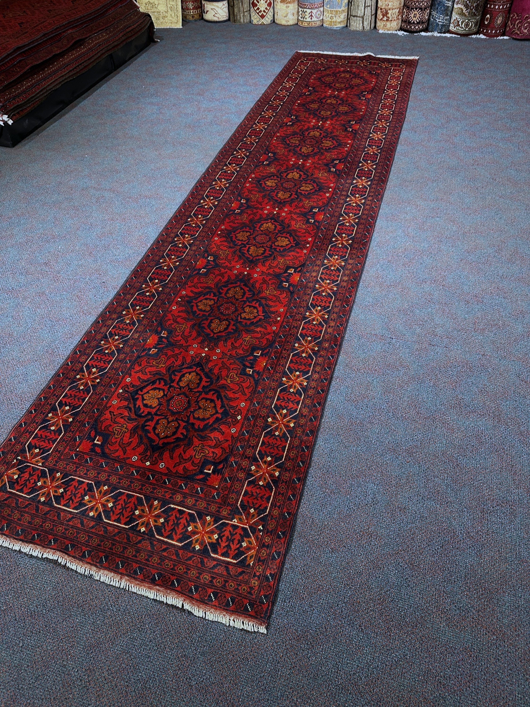 Khal Mohammadi Rug - 381 cm x 90 cm