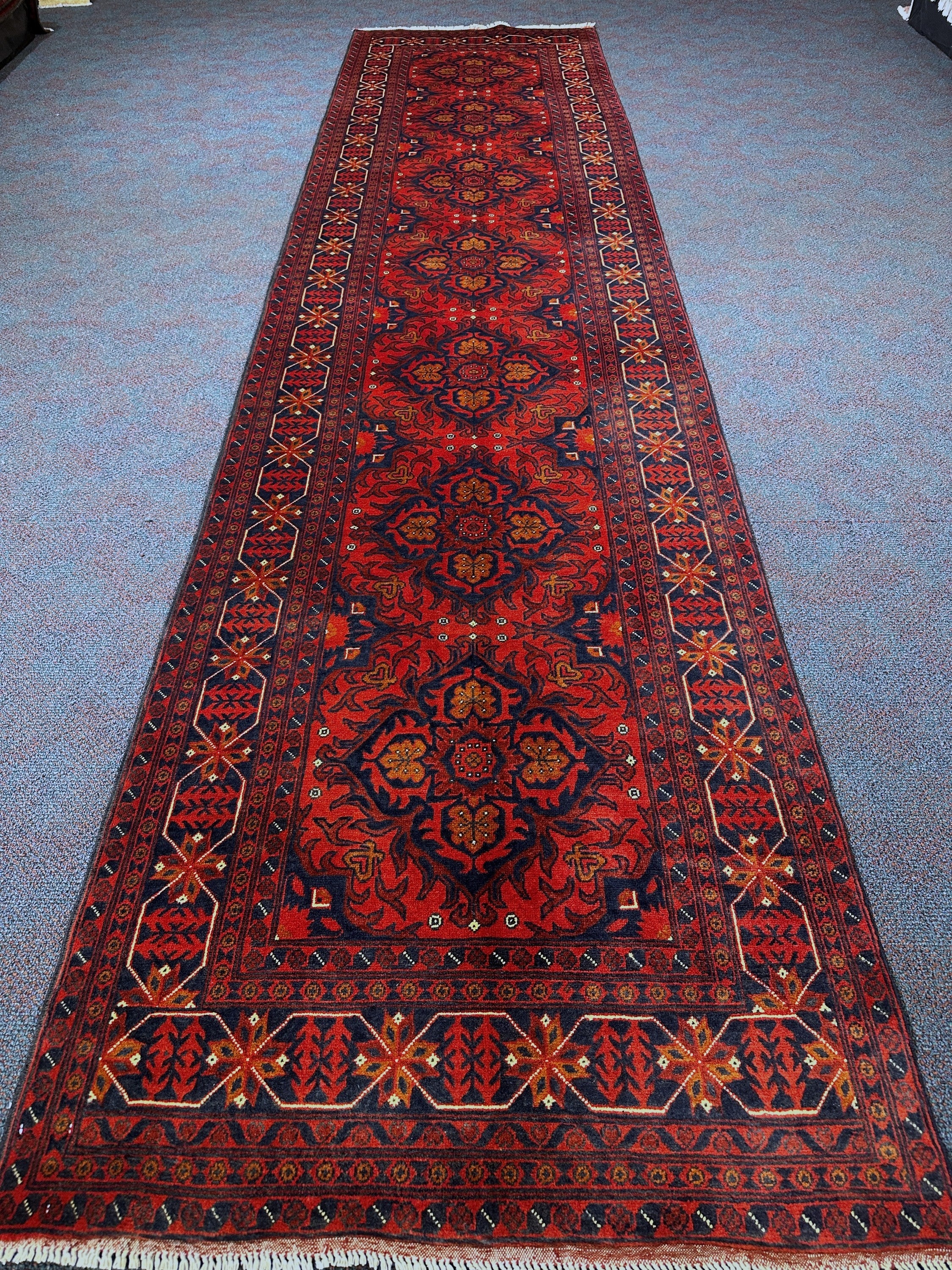Khal Mohammadi Rug - 381 cm x 90 cm