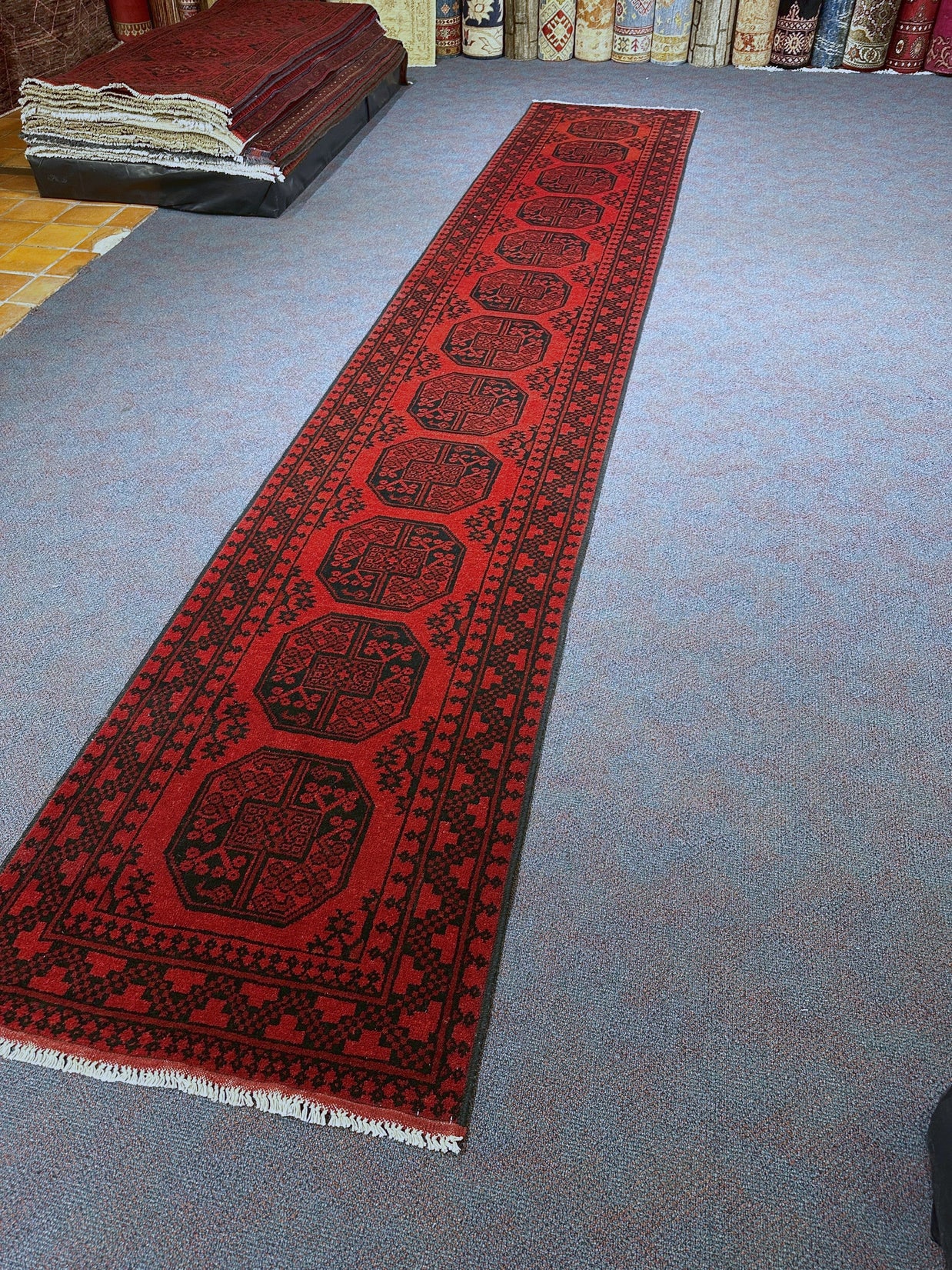 Turkoman Rug - 462 cm x 83 cm