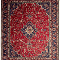 Vintage Tabriz Rug - 390 cm x 302 cm