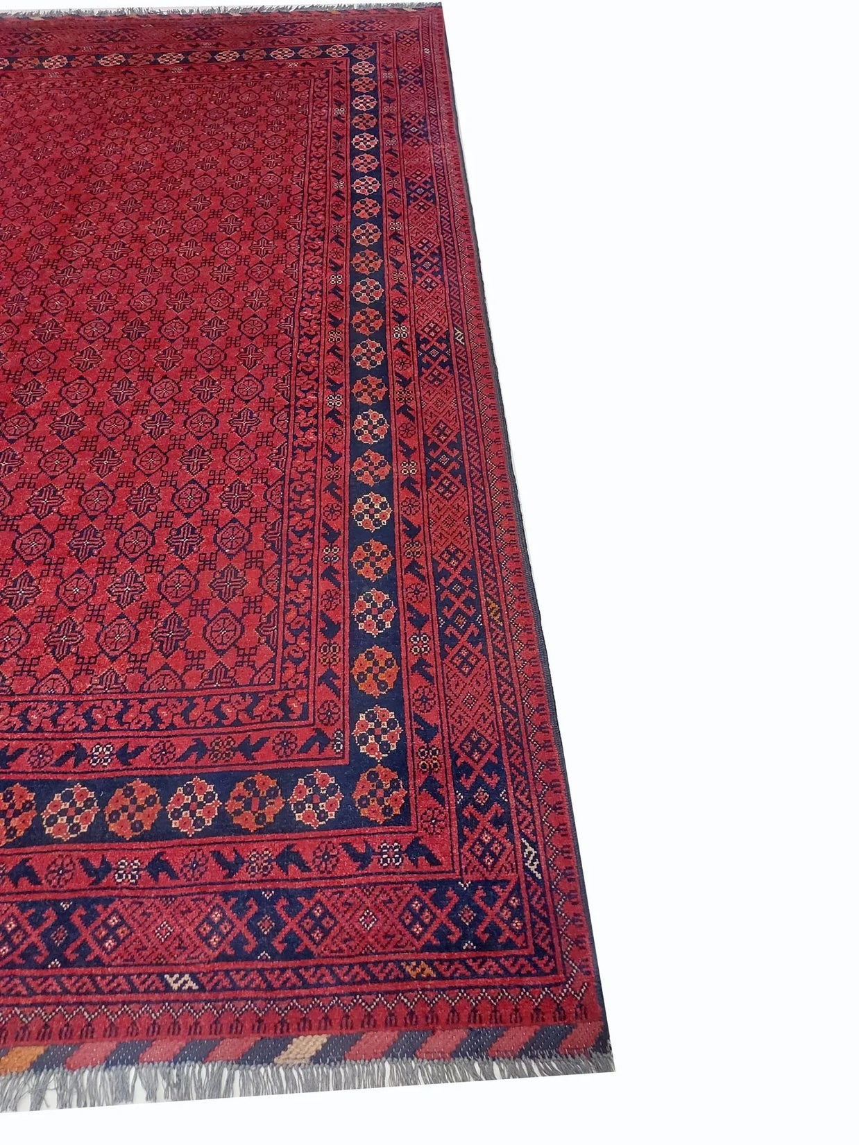 Tribal Khal Mohammedi Afghan Hand Knotted wool rug 235x175cm