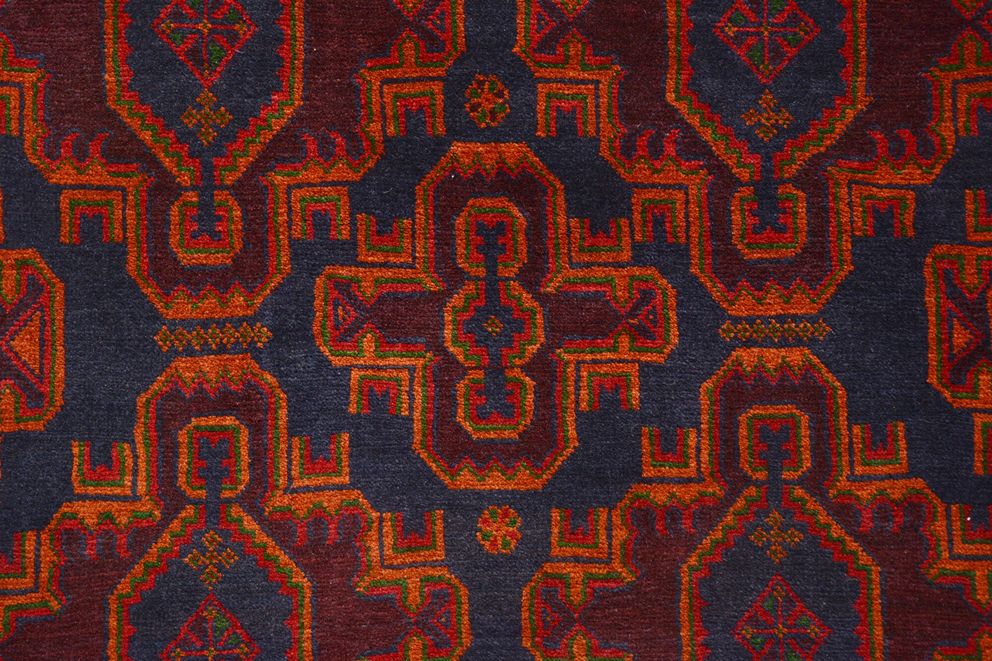 180cm x 125cm Afghan Baluchi rug Hand Knotted Pure wool pile area rug