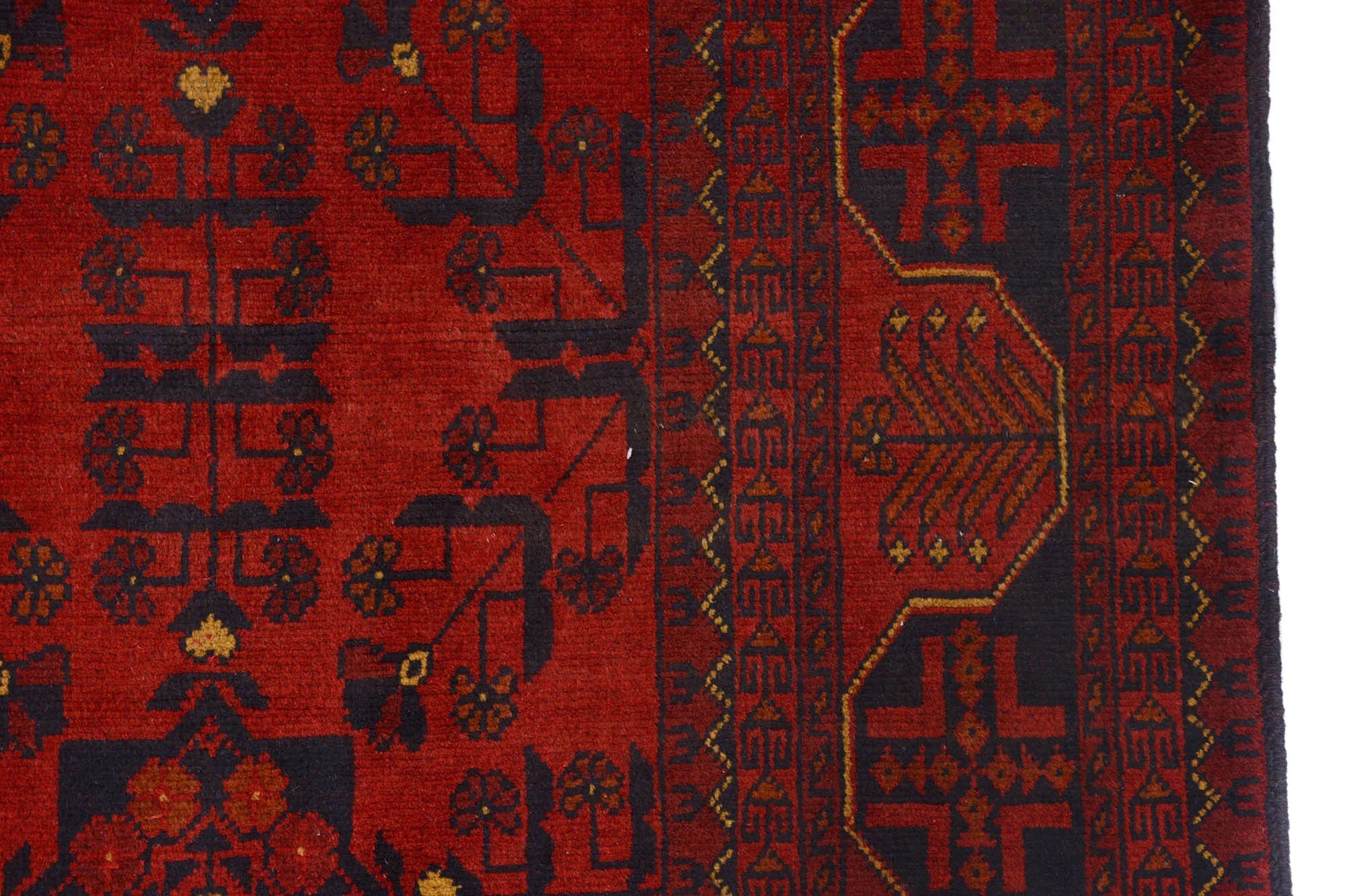 Afghan Khal Mohammadi Pure wool Pile rug Hand Knotted 289cm x 204cm