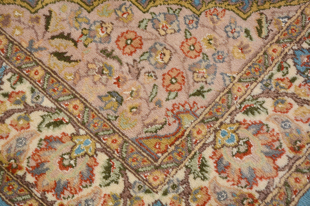 Kashmiri Hand Knotted area rug pure wool pile 222cm x 142cm