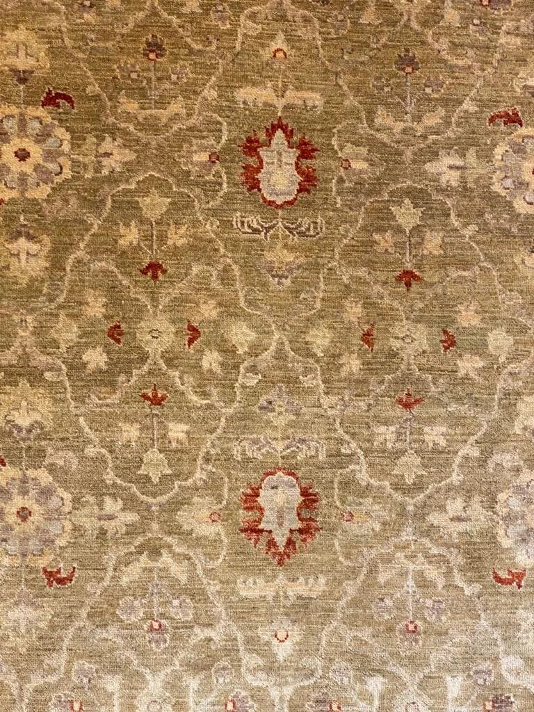 Afghan Chobi pure wool pile hand knotted rug 300cm x 200cm