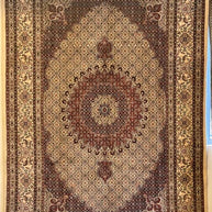Persian Mud Pure wool pile silk highlights hand knotted 300cm x 200cm