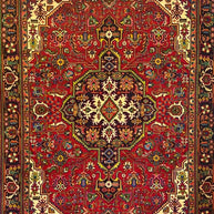Persian Tabriz area rug pure wool pile hand knotted rug 300cm x 207cm