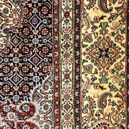 Persian Mud rug hand knotted silk and pure wool pile 300cm x 200cm (SOLD)