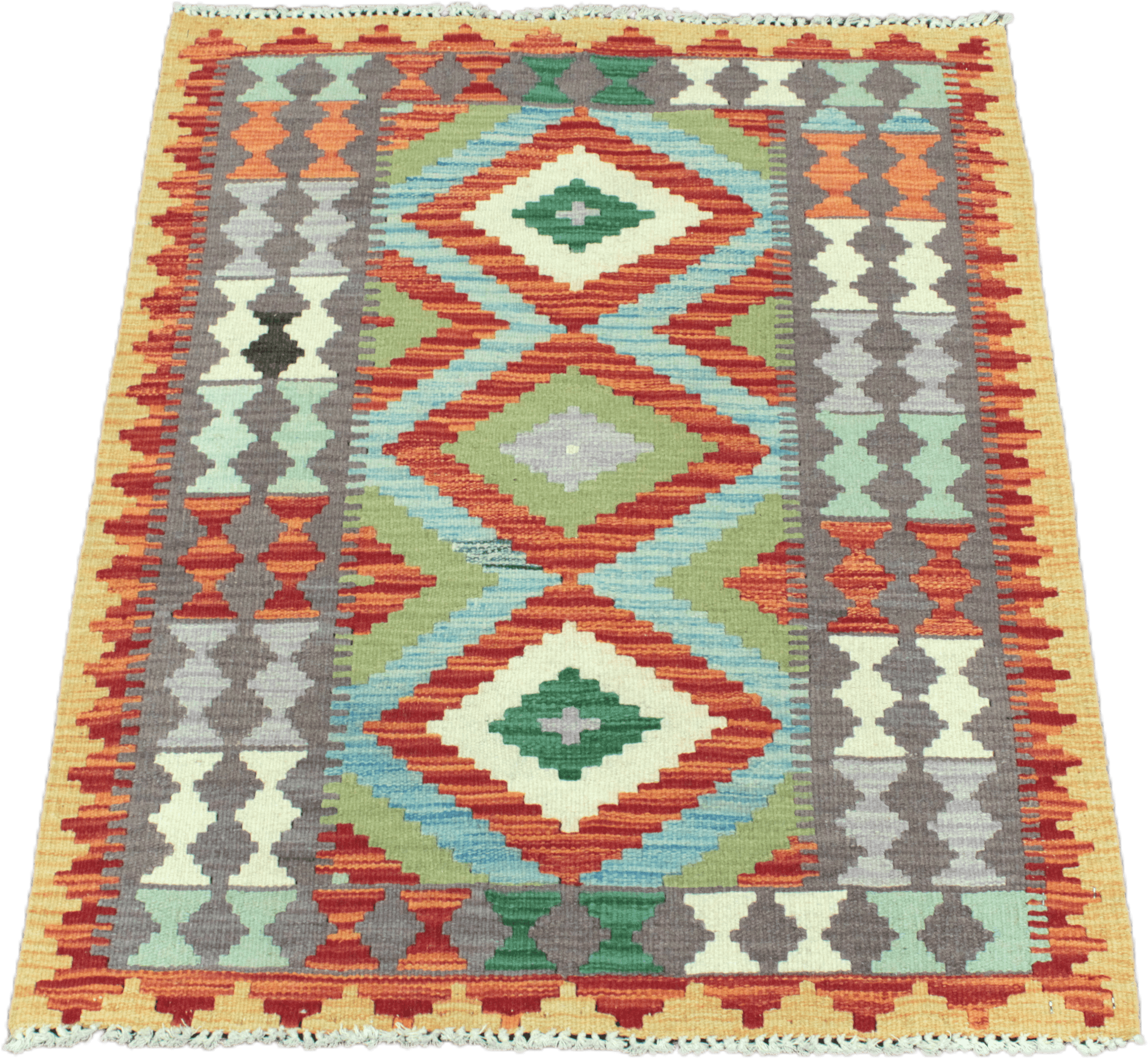 Chobi Kilim Rug  - 110 cm x 87 cm