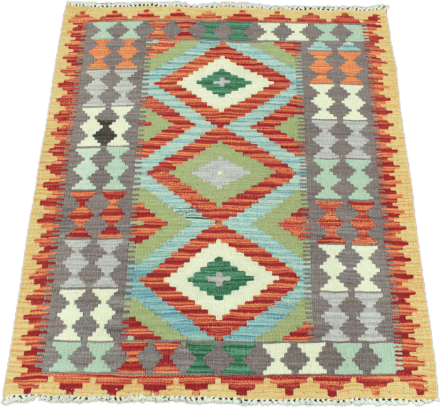 Chobi Kilim Rug  - 110 cm x 87 cm