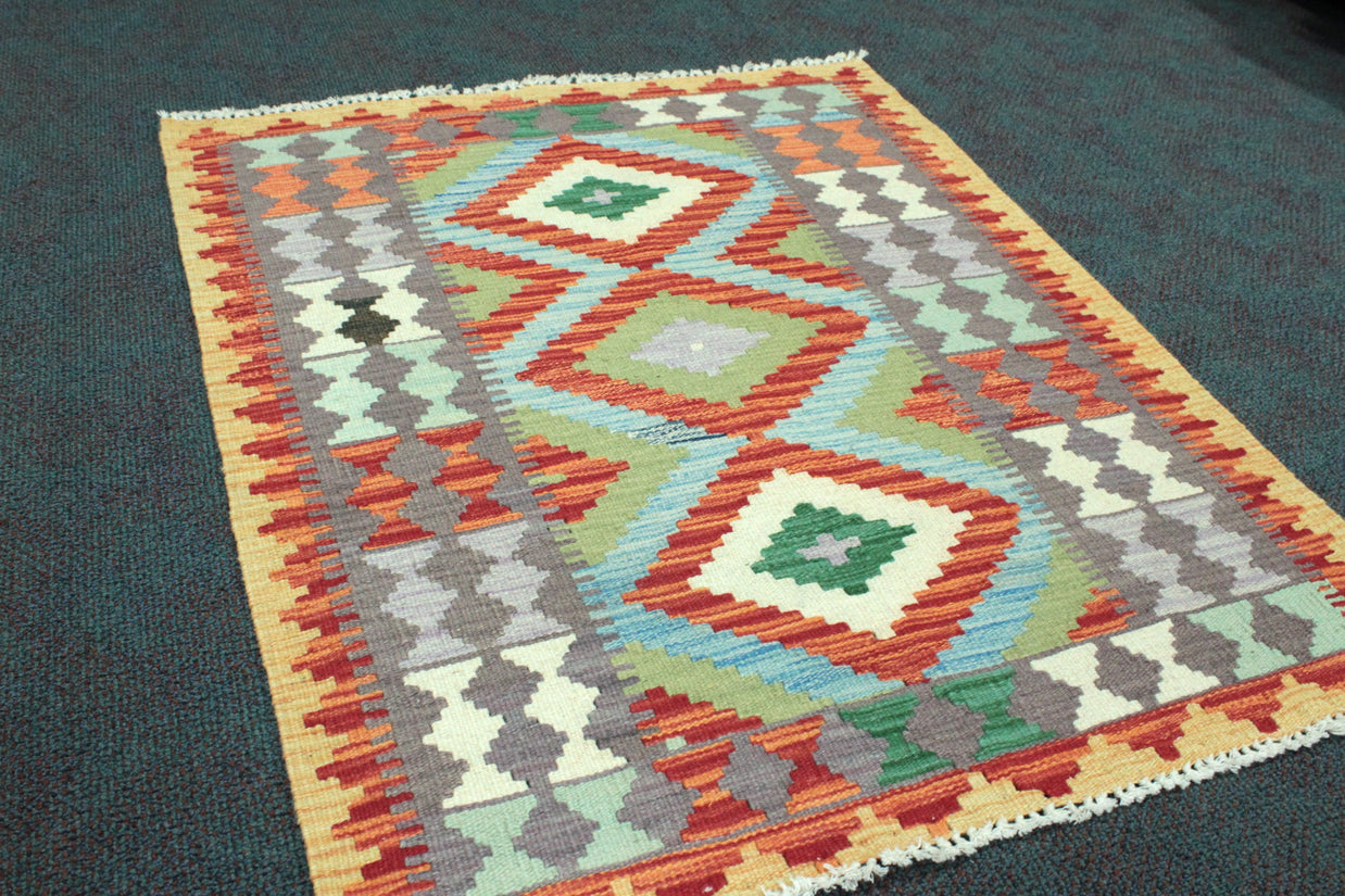 Chobi Kilim Rug  - 110 cm x 87 cm