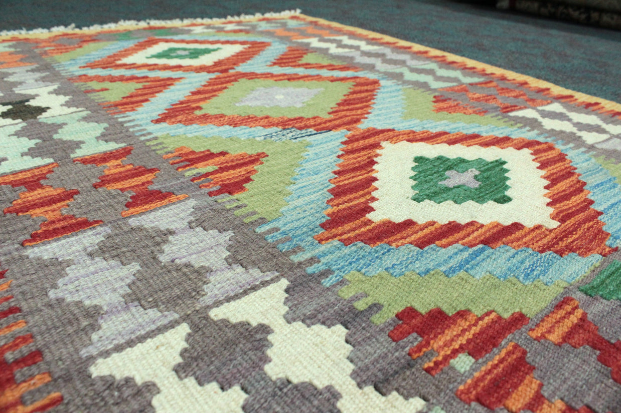 Chobi Kilim Rug  - 110 cm x 87 cm