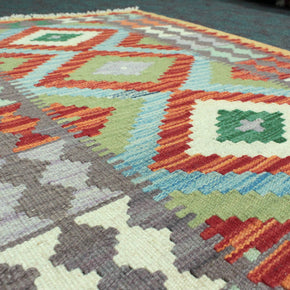 Chobi Kilim Rug  - 110 cm x 87 cm