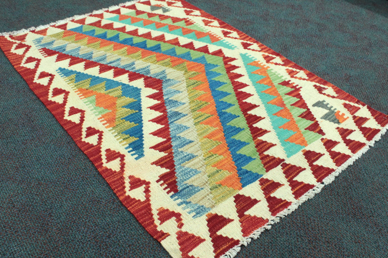 Chobi Kilim Rug  - 117 cm x 80 cm