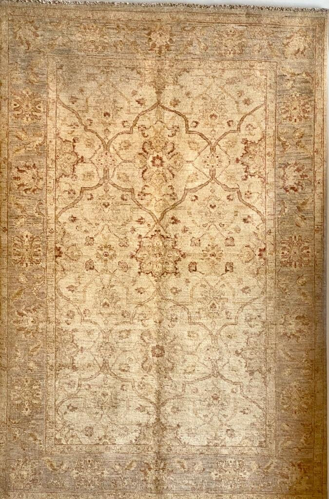 Afghan Chobi rug hand knotted pure wool pile 276cm x 184cm